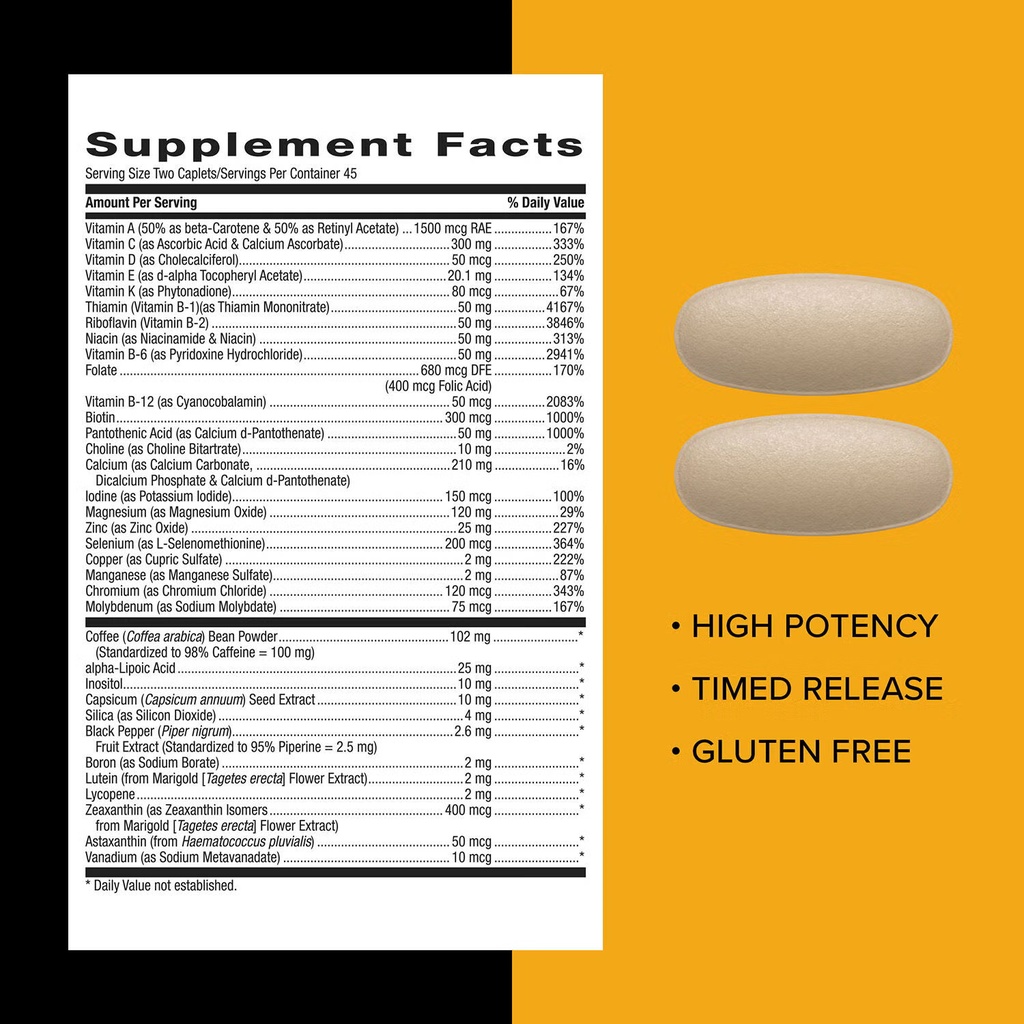 GNC MEGA MEN ENERGY & METABOLISM 90