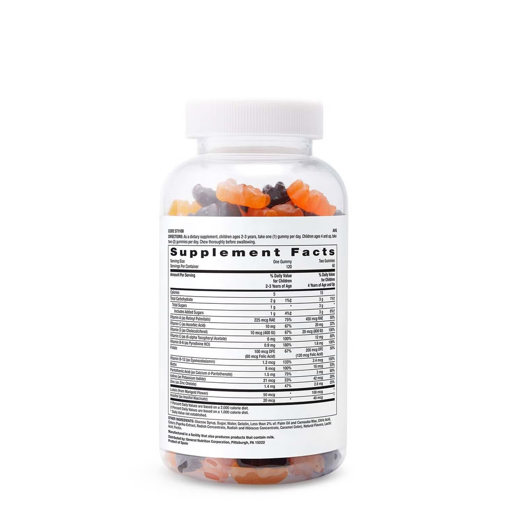 GNC KIDS MULTIVITAMIN GUMMY 120