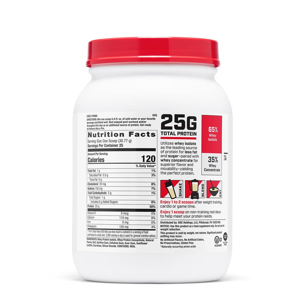 PP 100% WHEY PROTEIN VAN CREAM 1.7 LB