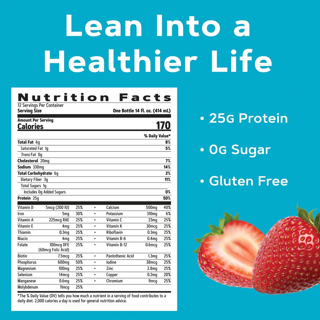 TL LEAN SHAKE 25 STRAW RTD 14OZ