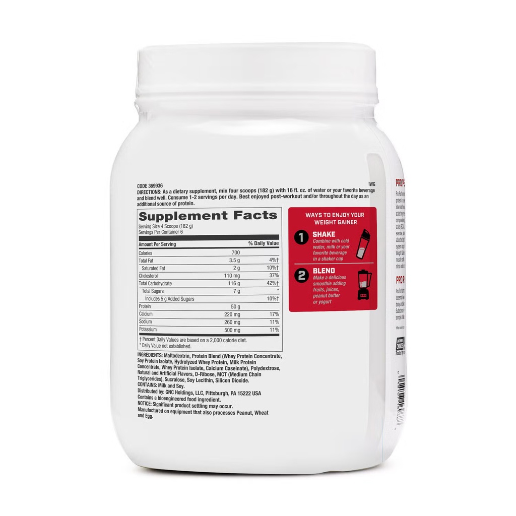 PP WEIGHT GAINER VAN ICE CREAM 2.5LB