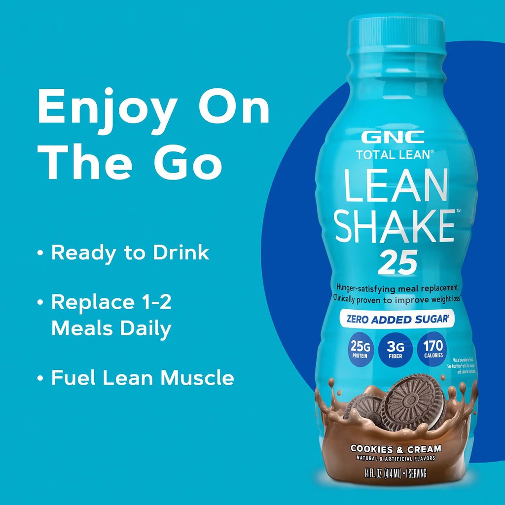 TL LEAN SHAKE 25 COOKIE & CREAM RTD 14OZ