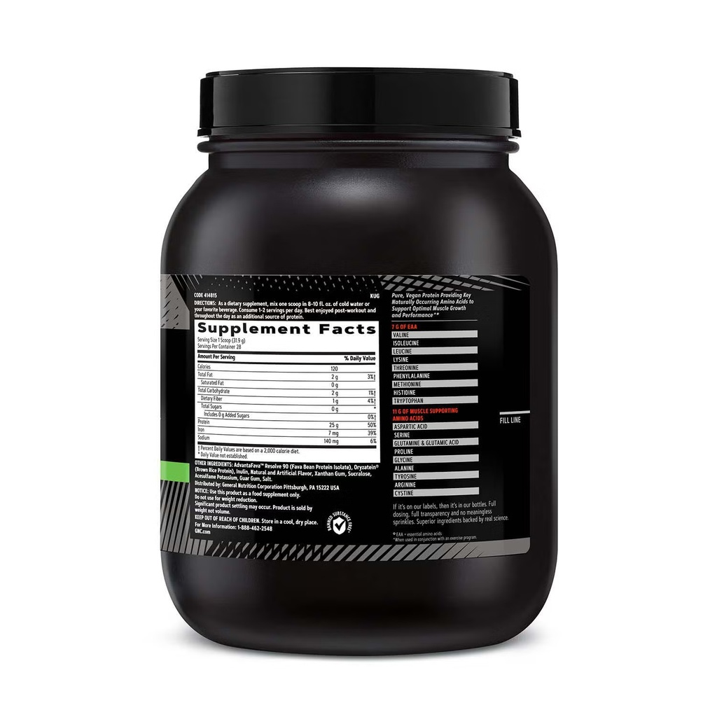 GNC AMP PLANT ISOLATE VANILLA COOKIE 1.97LB