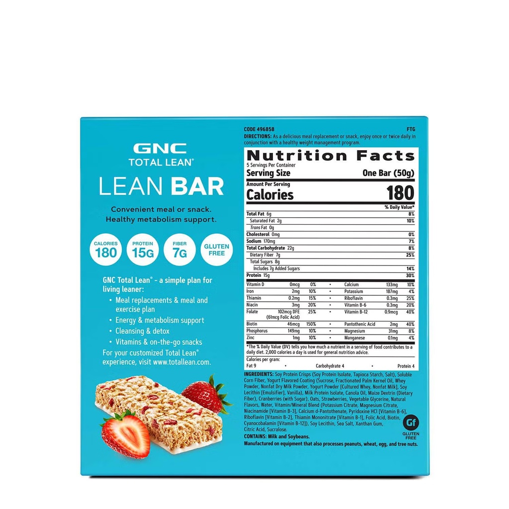 TL LEAN BAR STRBY W YOGURT 1.76G