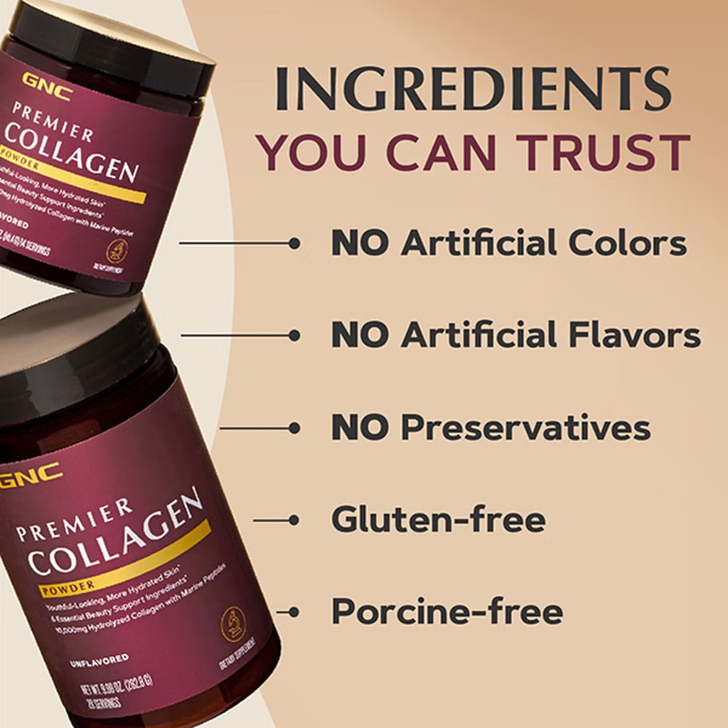 GNC PREMIER COLLAGEN POWDER (28 Serv)