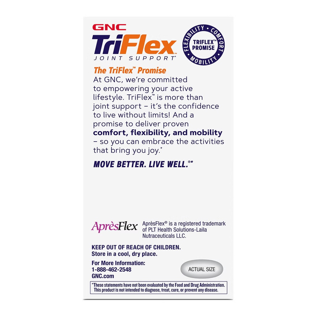 GNC TRIFLEX FAST ACTING 120's