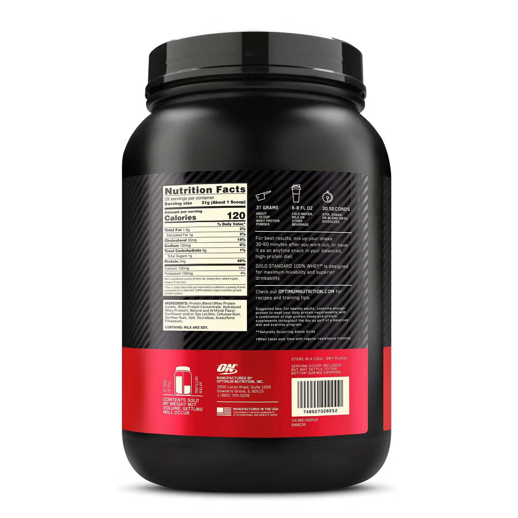 ON 100% WHEY GOLD VAN ICE CRM 1.98LB