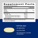 GNC TRIPLE STRENGTH FISH OIL 30's