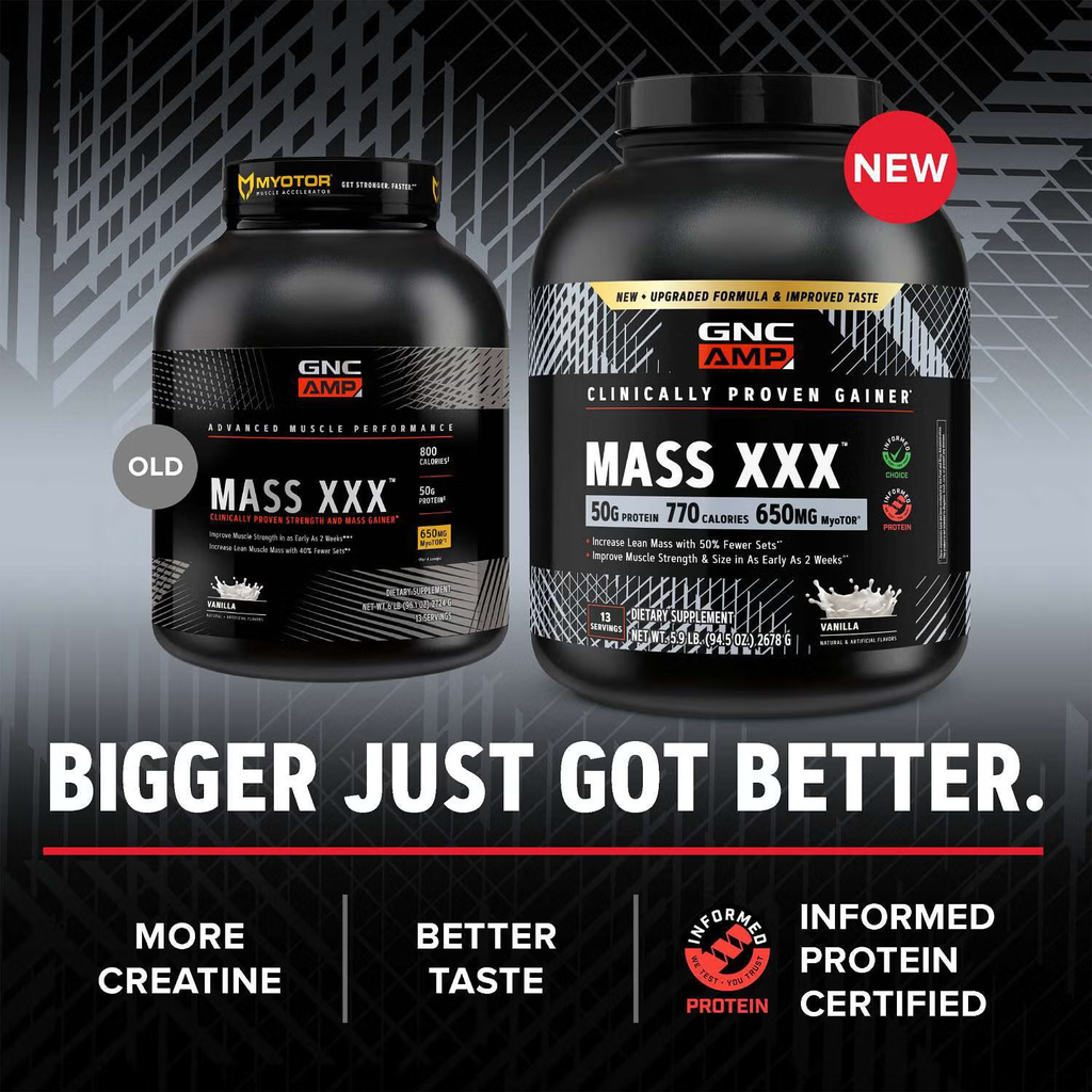 AMP MASS XXX VANILLA 6LB