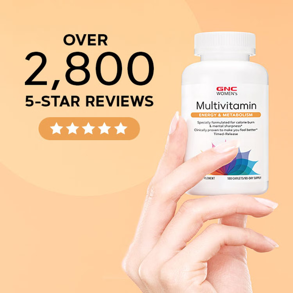 GNC WOMEN'S MULTIVITAMIN ENERGY & METABOLISM 180