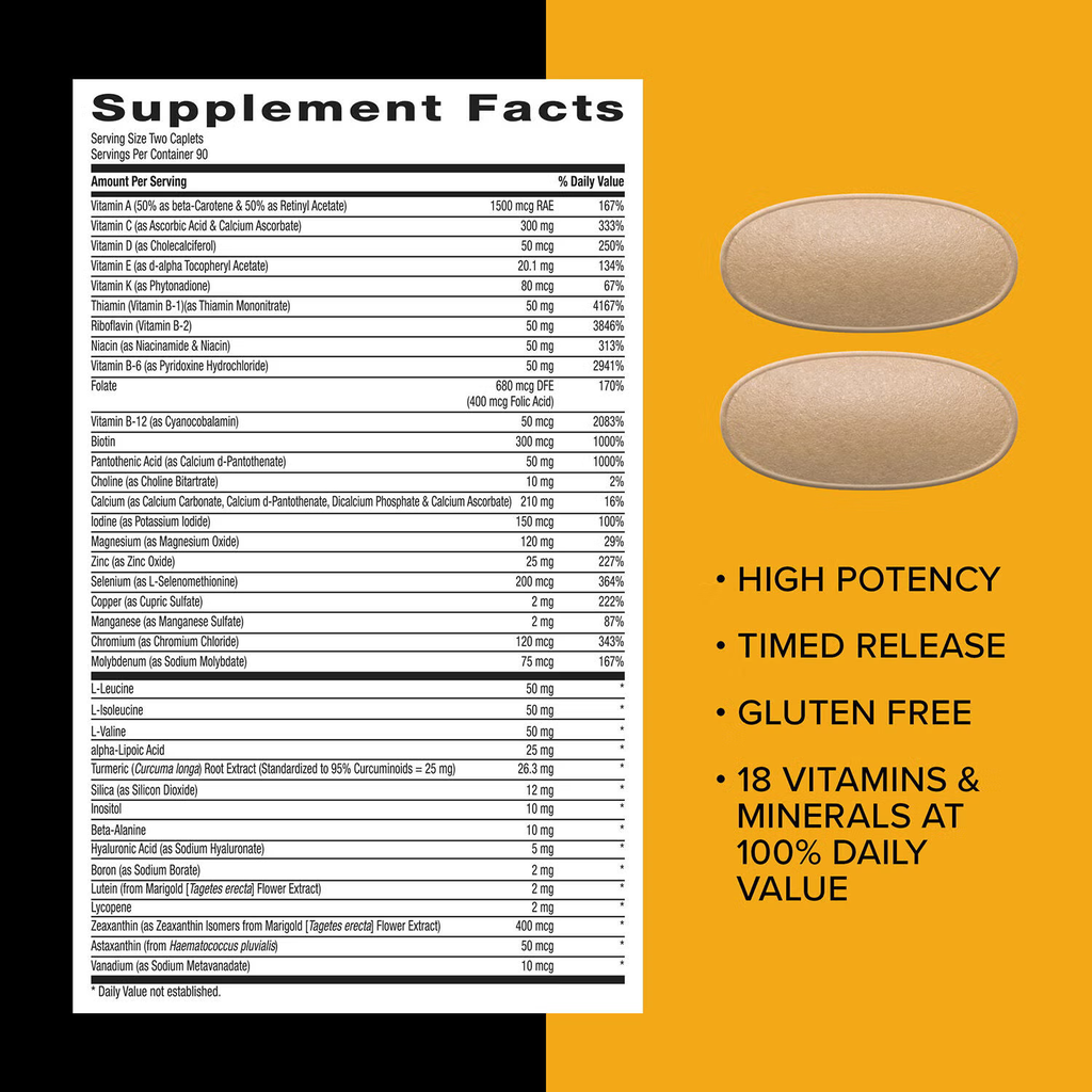 GNC MEGA MEN MULTIVITAMIN 180