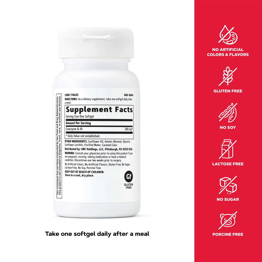 GNC CoQ-10 200MG 30