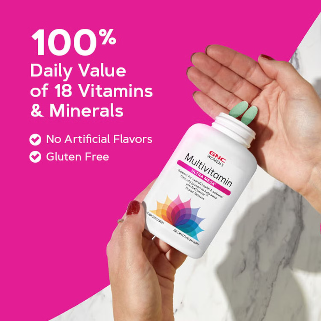GNC WOMENS MULTIVITAMIN ULTRA MEGA 180