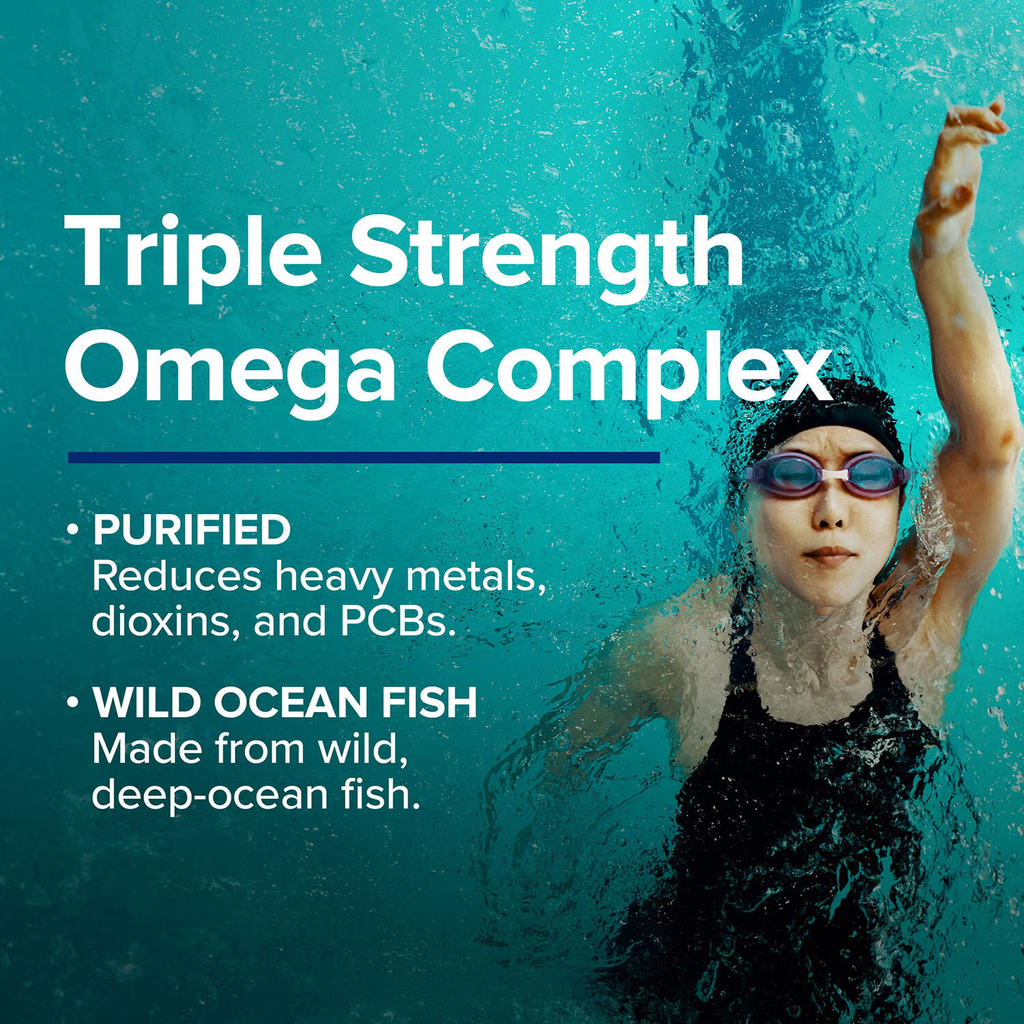 GNC TRIPLE STRENGTH OMEGA COMPLEX 90 SG