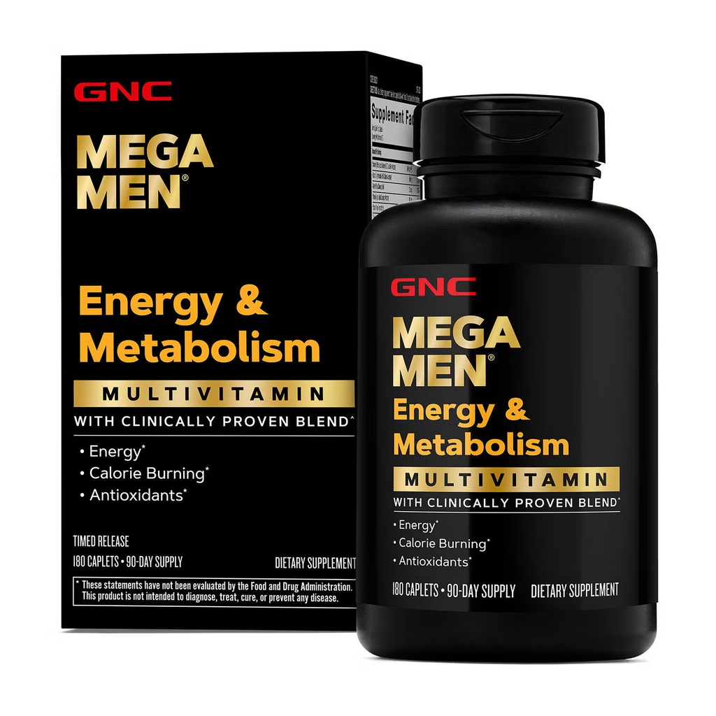GNC MEGA MEN ENERGY & METABOLISM 180's
