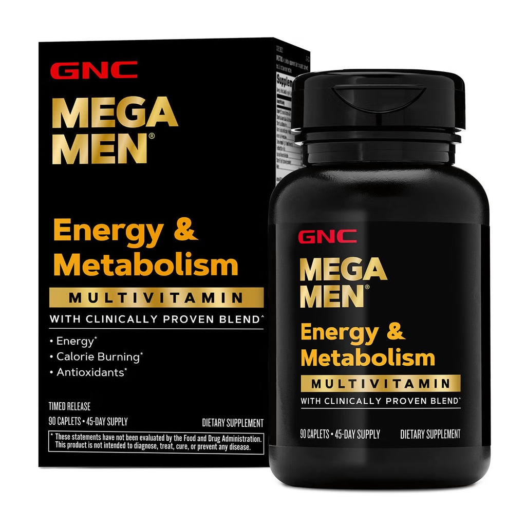 GNC MEGA MEN ENERGY & METABOLISM 90's