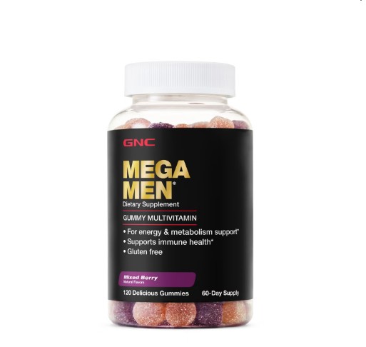 GNC MEGA MEN MULTIVITAMIN GUMMY 120
