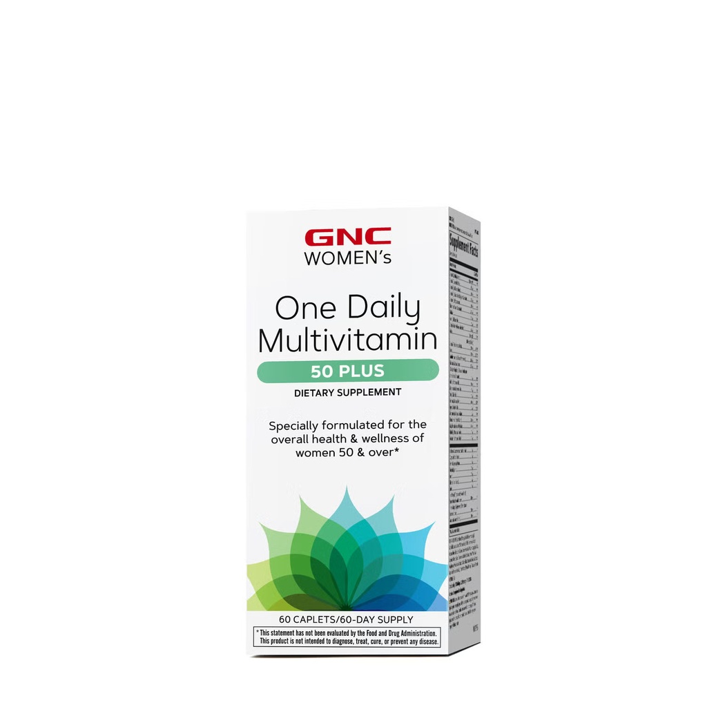 GNC WOMEN'S ONE DAILY MULTIVITAMIN 50+ 60's