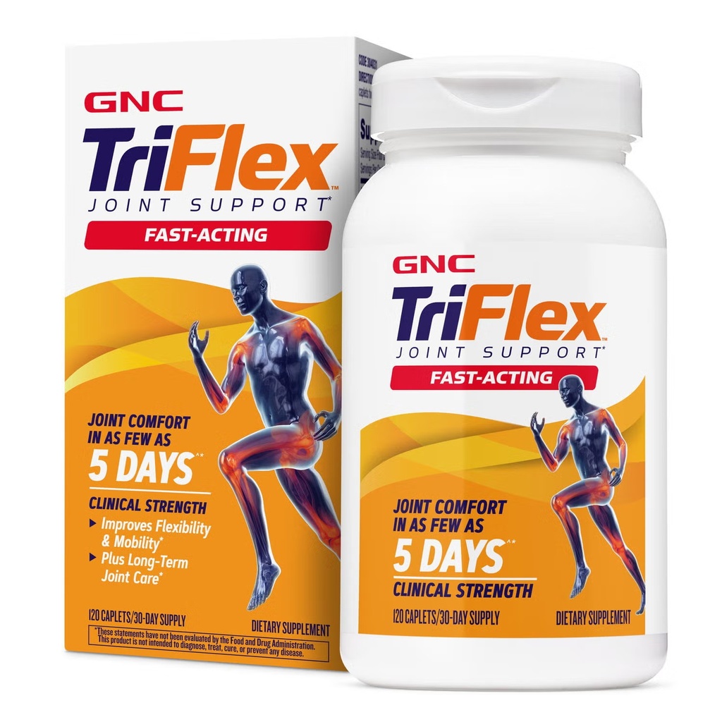 GNC TRIFLEX FAST ACTING JOINT SUPPORT 120's 30 SERV