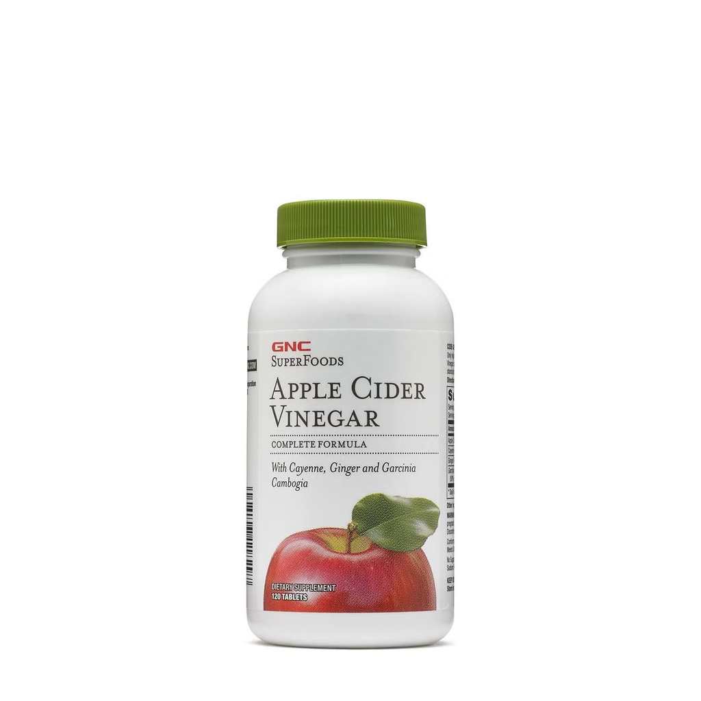 GNC SF APPLE CIDER VINEGAR COMPLETE 120's