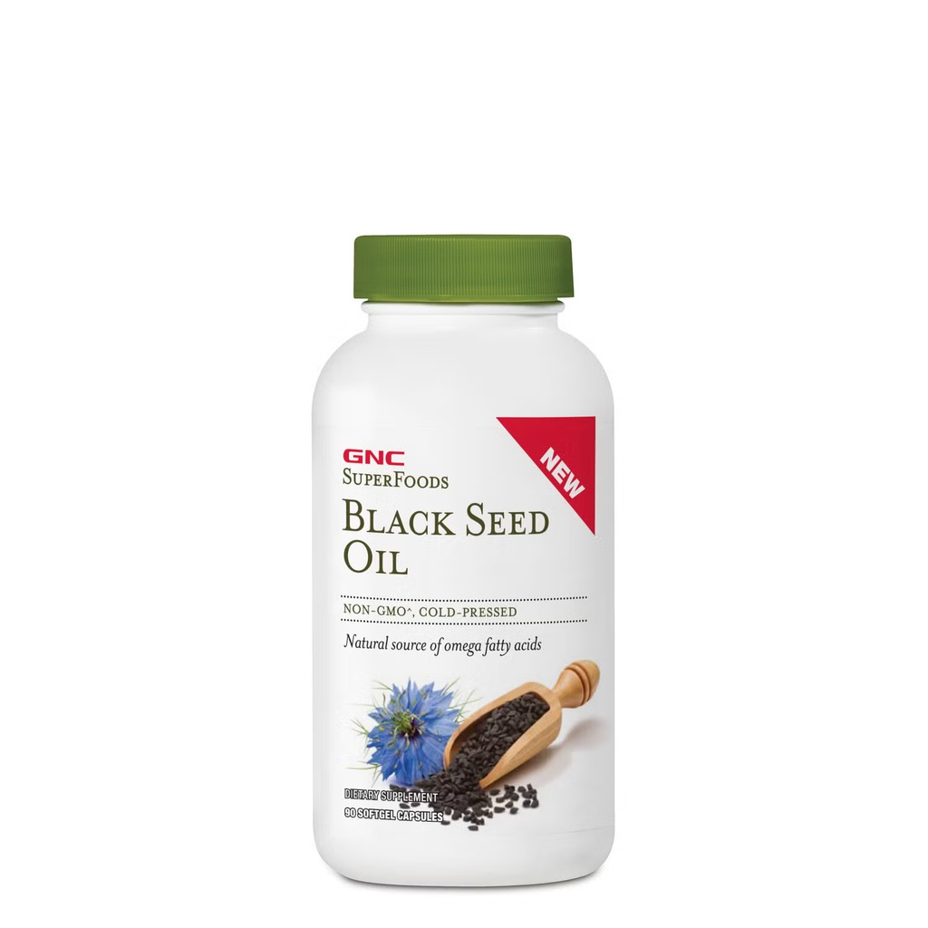 GNC SF BLACK SEED OIL 90's