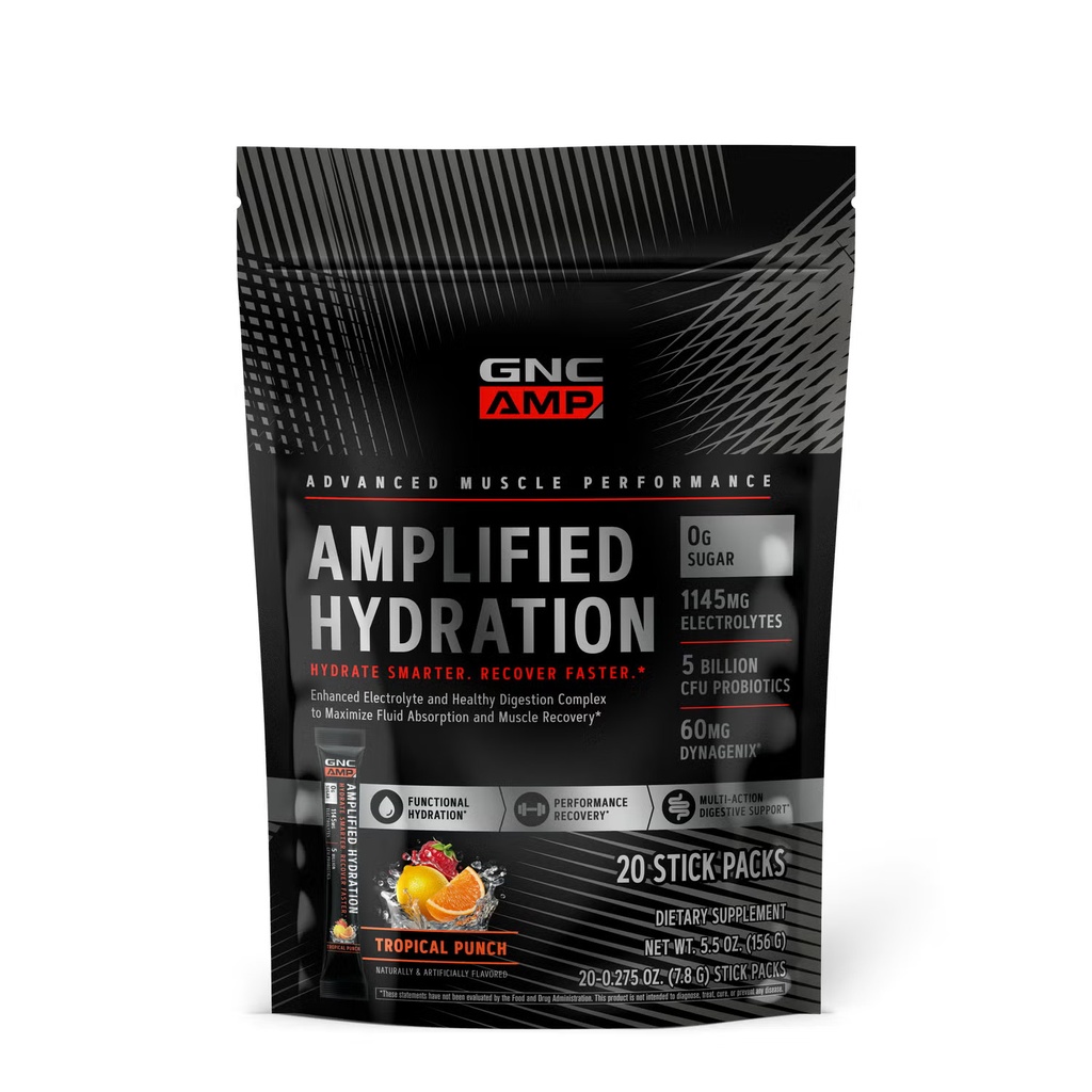 AMP AMPLIFIED HYDRATION TROPICAL PUNCH 20's