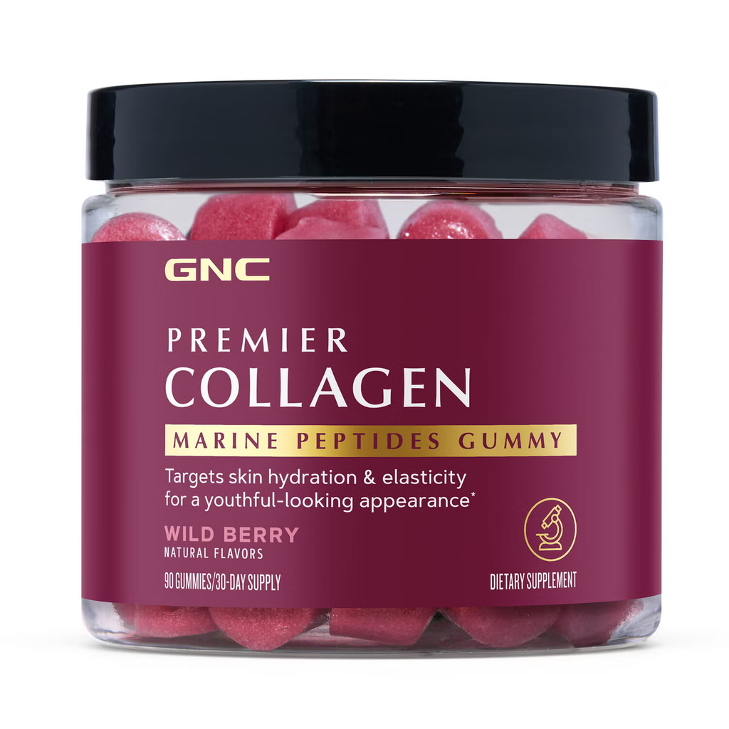 GNC PREMIER COLLAGEN WILD BERRY GUMMY 90's (30 Servings)