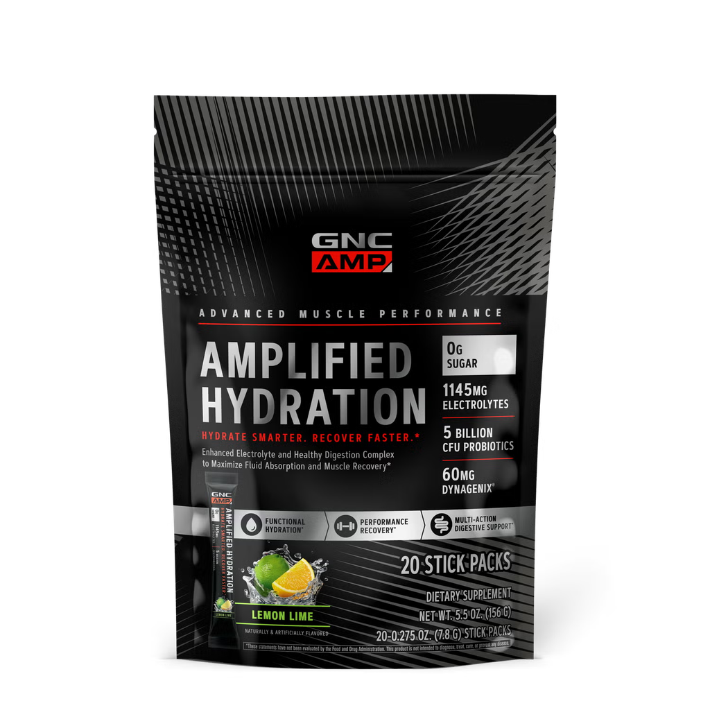 AMP AMPLIFIED HYDRATION LEMON LIME POUCH 20'S