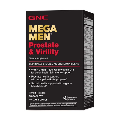 [GN9024056] GNC MEGA MEN PROSTATE & VIRILITY 90s