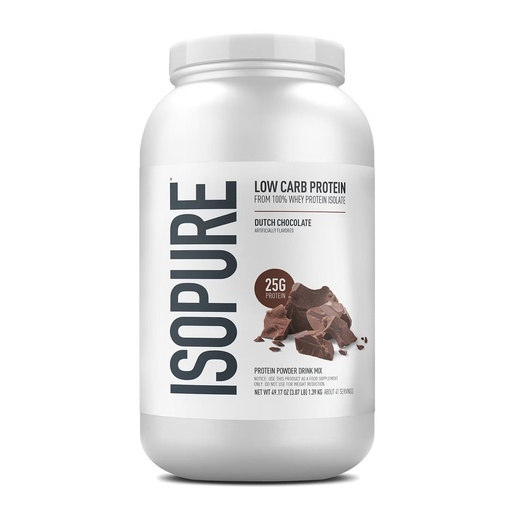 [GN9064112] ISOPURE PROTEIN (LOW CARB) DUTCH CHOCOLATE 3LB
