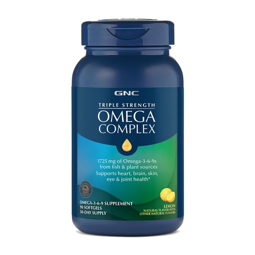 [GN9044007] GNC TRIPLE STRENGTH OMEGA COMPLEX 90's SG